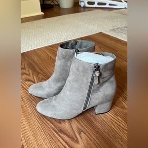 NWOT Loft| Grey Booties 7M